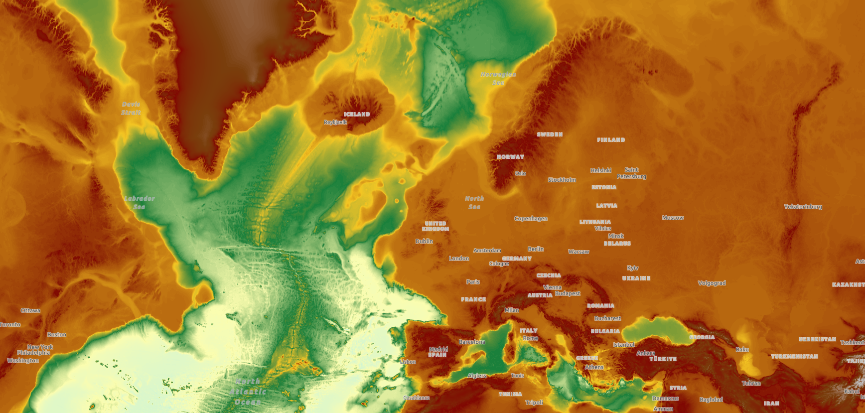 DTM Explorer – Thematische kaart