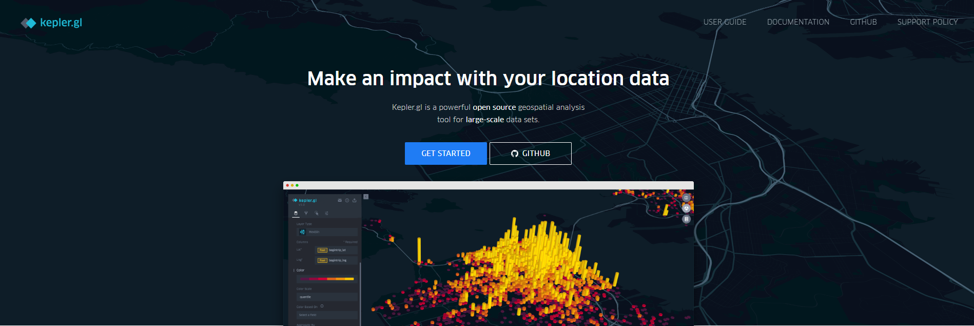 Kepler.gl – Webmapping techniek